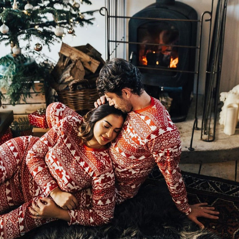 Winter Christmas Family Matching Pyjamas Set