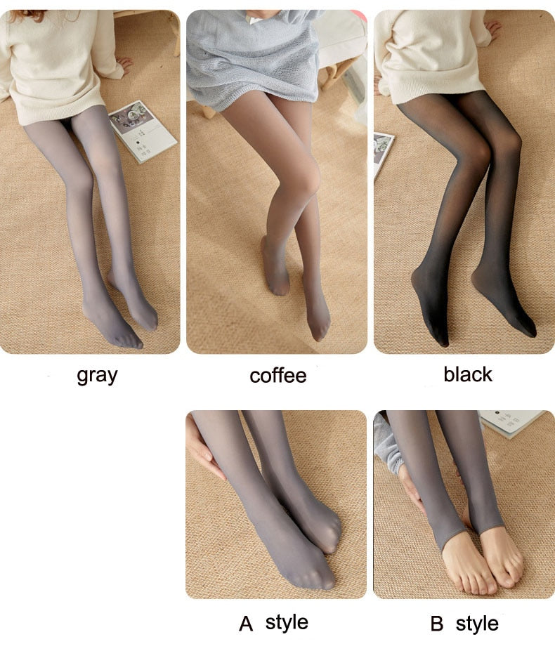 Winter Warm Velvet Pantyhose for Women