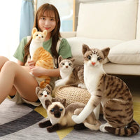Simulation Siamese Cat Plush Toy