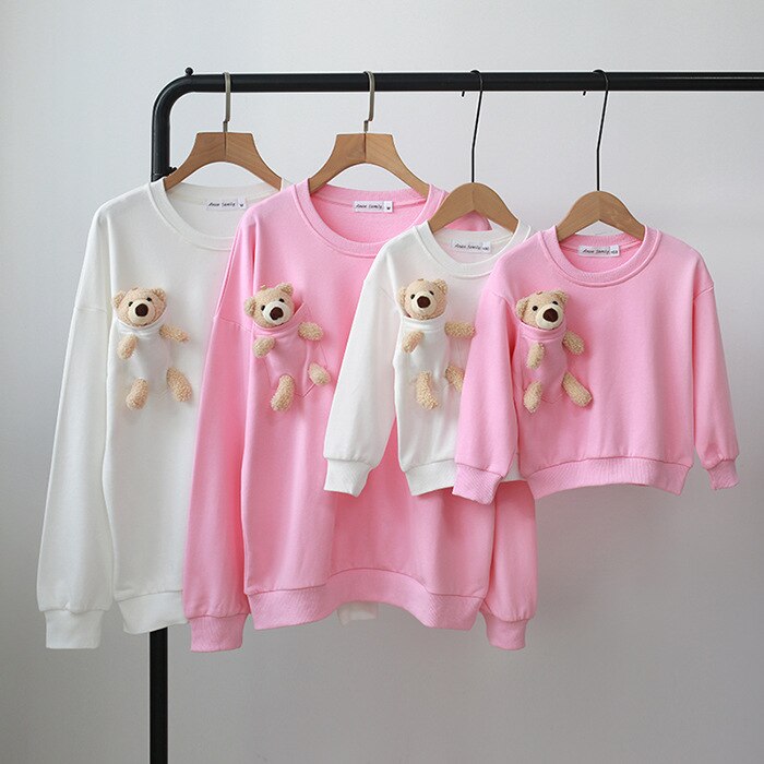 Matching Family Outfit - Mum, Dad & Baby Teddy Bear Sweatshirt