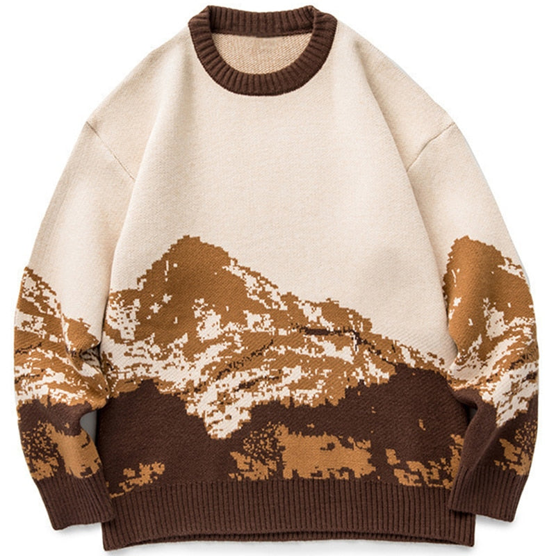 Men's Casual Blended Wool Sweater