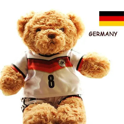 Plush Football Player Teddy Bear