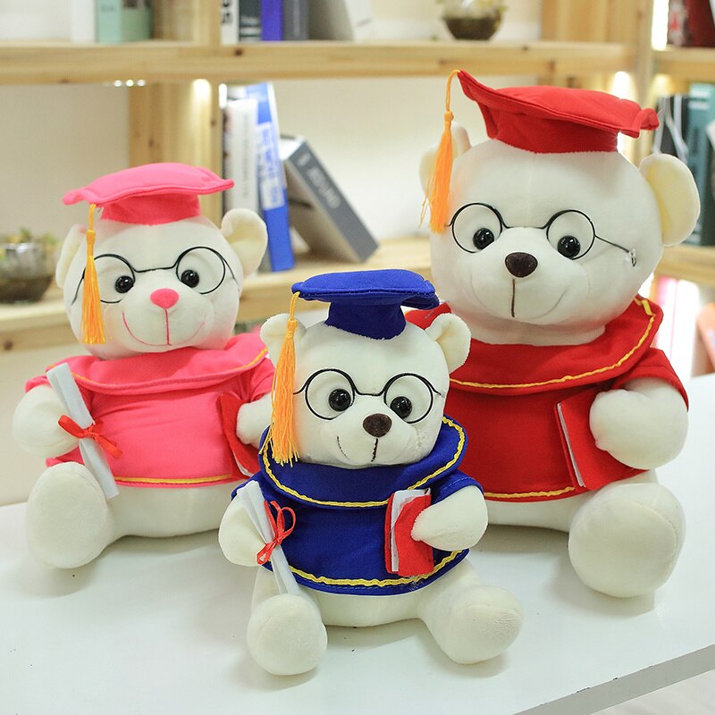 Graduate Teddy Bear Plush Stuffed Toy