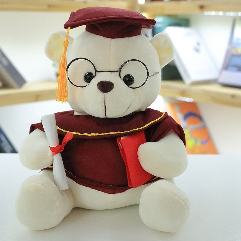 Graduate Teddy Bear Plush Stuffed Toy