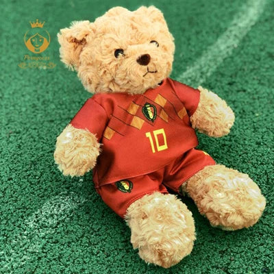 Plush Football Player Teddy Bear