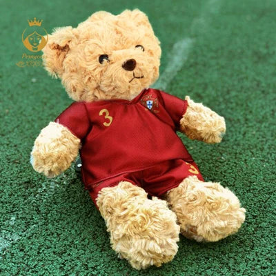 Plush Football Player Teddy Bear