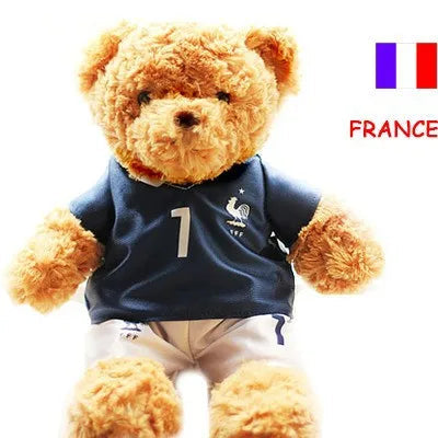 Plush Football Player Teddy Bear