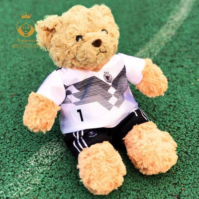 Plush Football Player Teddy Bear