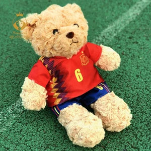 Plush Football Player Teddy Bear