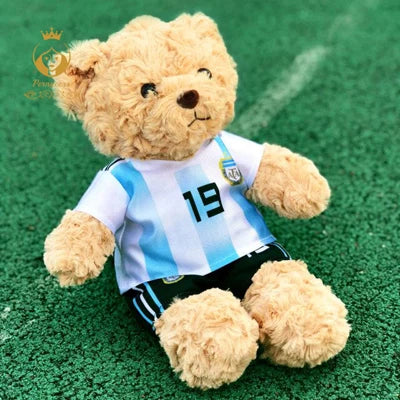 Plush Football Player Teddy Bear