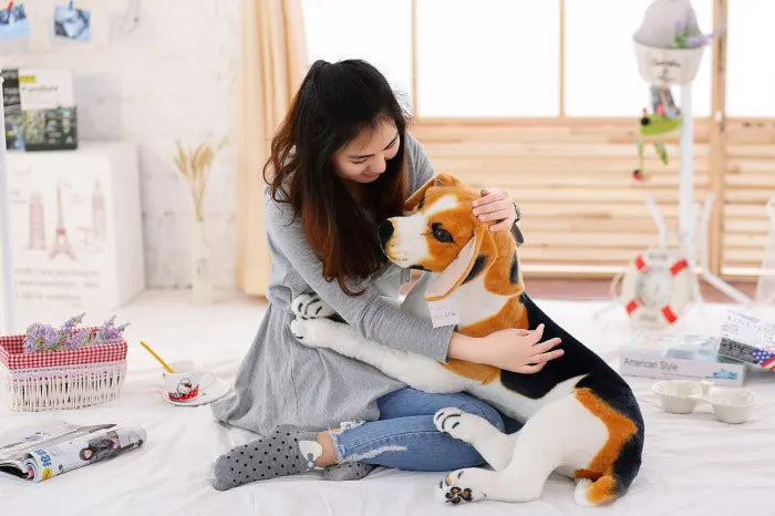 Big Size Simulation Giant Beagle Plush Toy