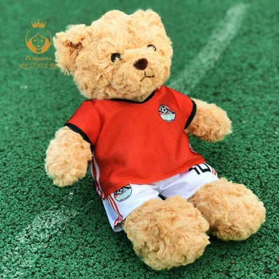 Plush Football Player Teddy Bear