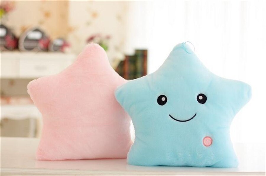 Soft Plush Luminous Star Cushion