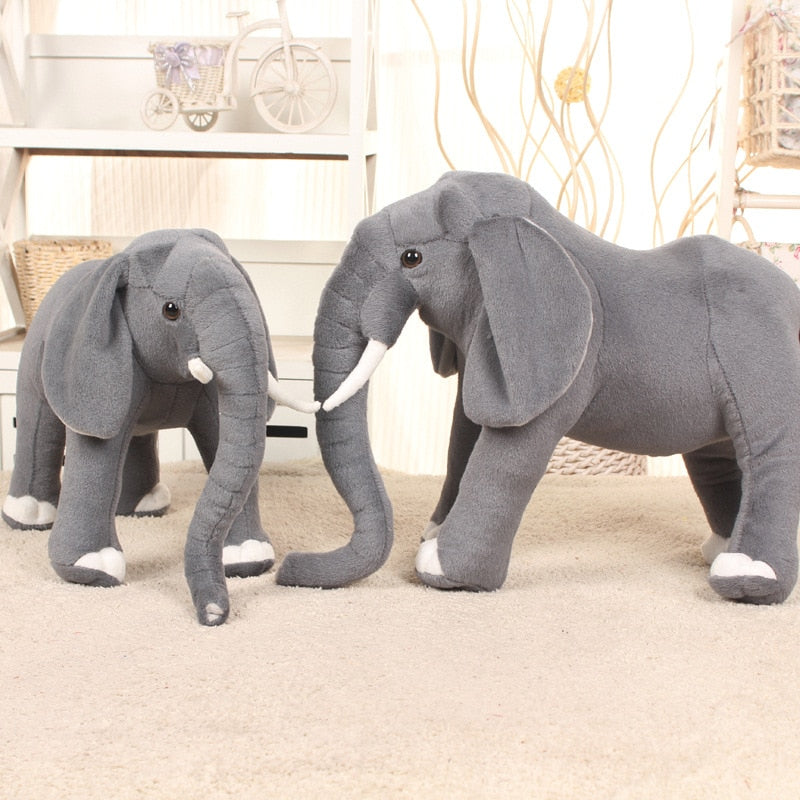 Elephant Ivory Plush Stuffed Toy