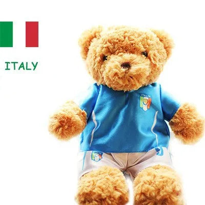 Plush Football Player Teddy Bear