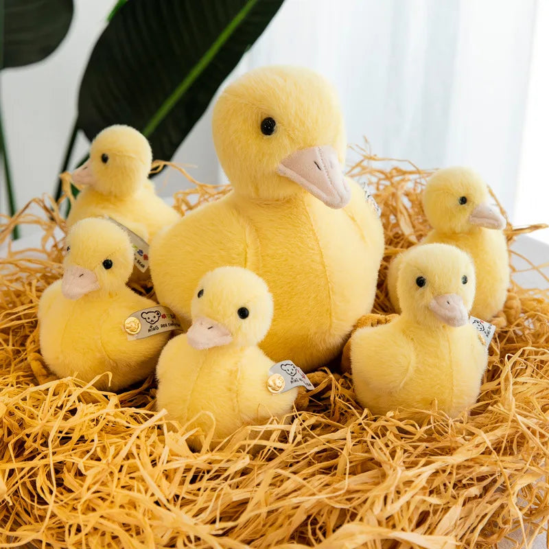 Plush Yellow Lifelike Duck Toy