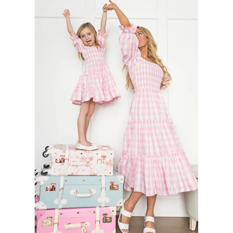 Mum & Daughter Dresses - Summer Matching Family Outfit