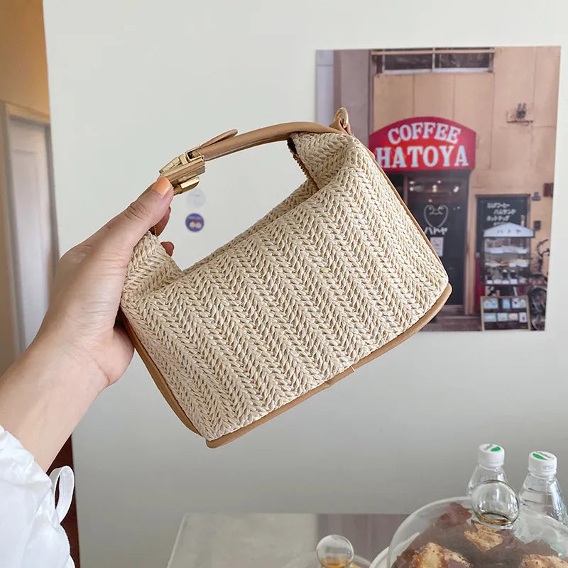 Straw Braided Handbag