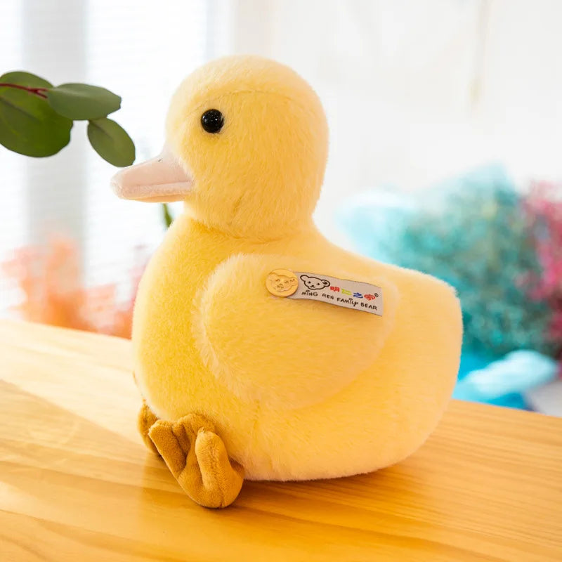 Plush Yellow Lifelike Duck Toy