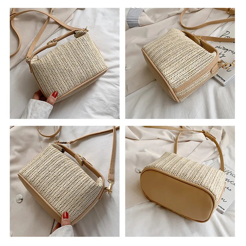 Straw Braided Handbag