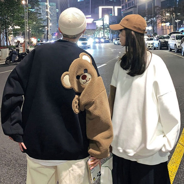 Harajuku Streetwear Teddy Bear Sweatshirt