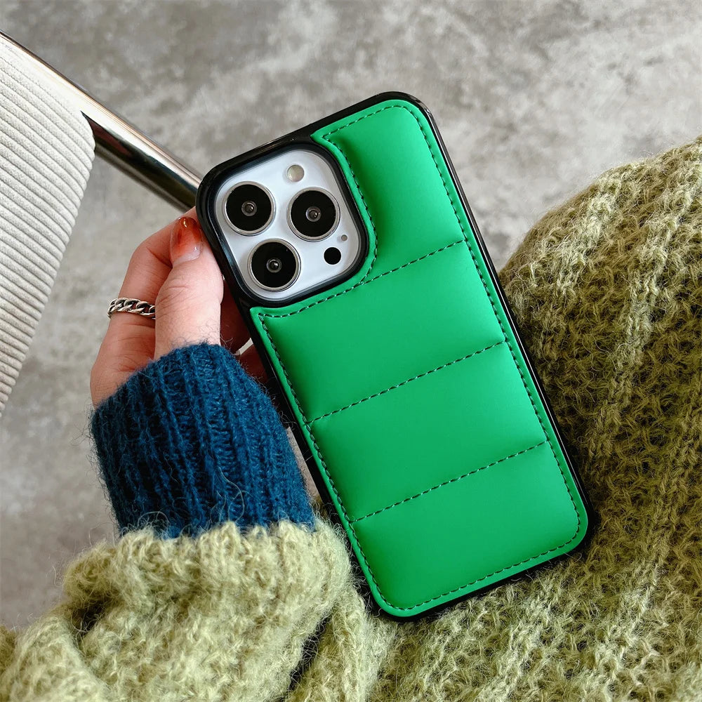 Winter Jacket Style iPhone Case