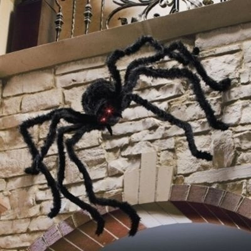 Giant Black Spider Halloween Decoration