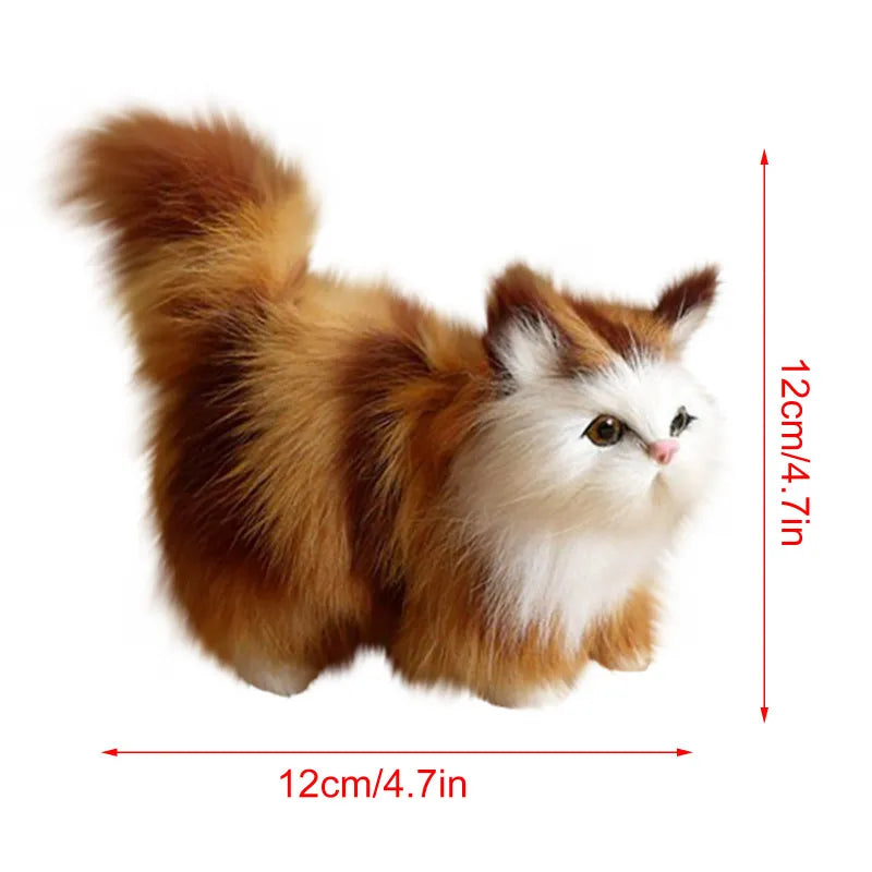 Simulation Cat Plush Toy