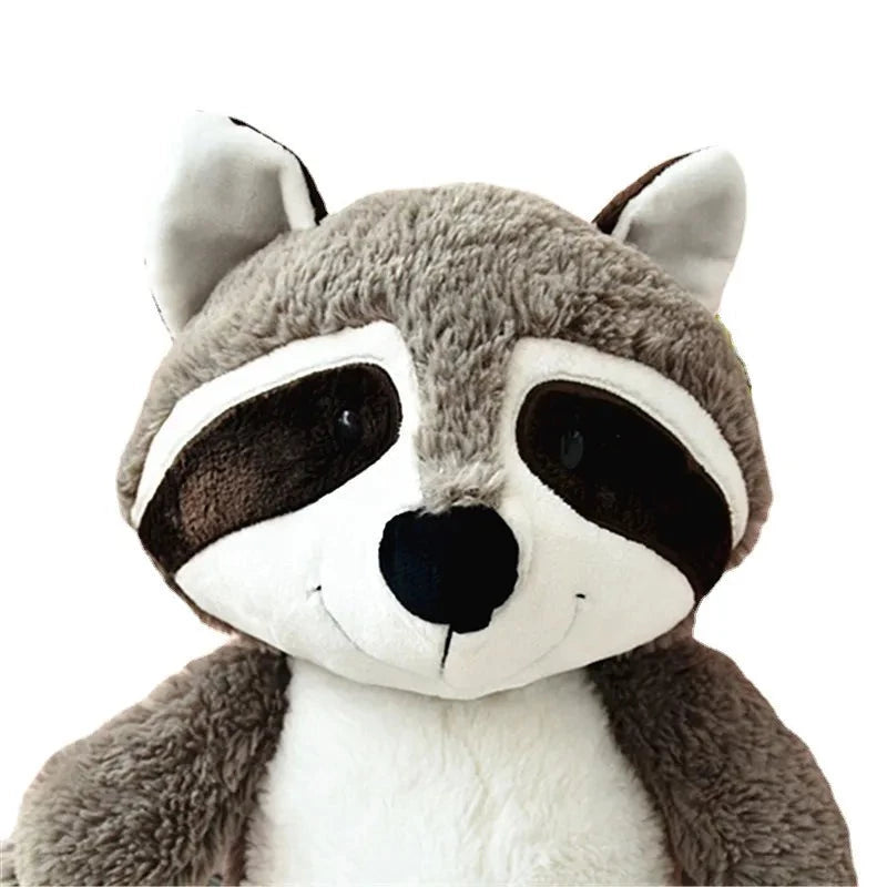 Grey Raccoon Plush Stuffed Toy