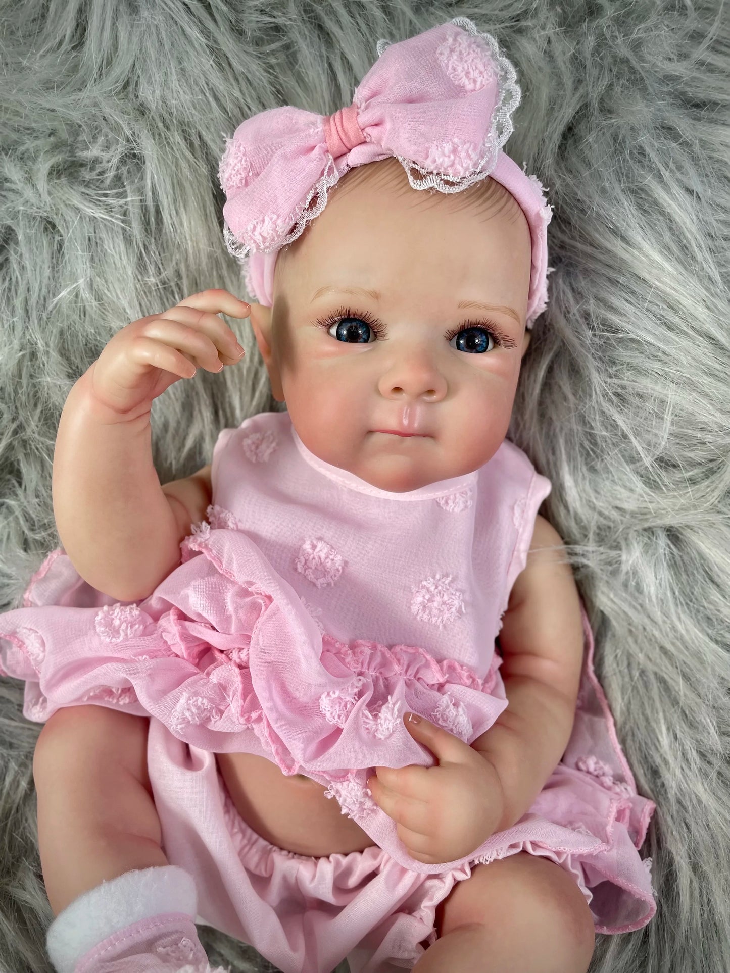 Full Body Vinyl Girl Reborn Baby Doll