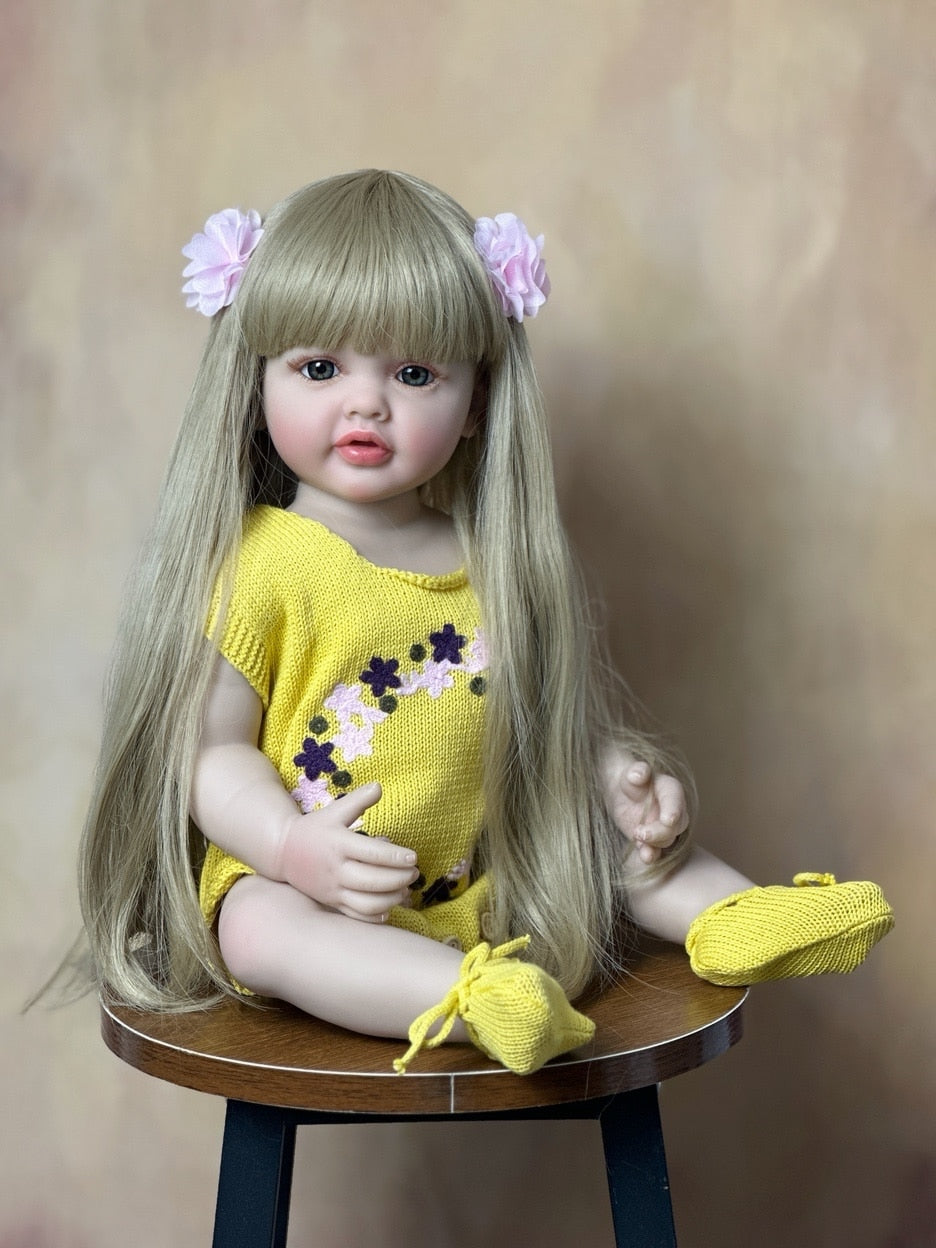 Realistic Full Silicone Reborn Toy Doll