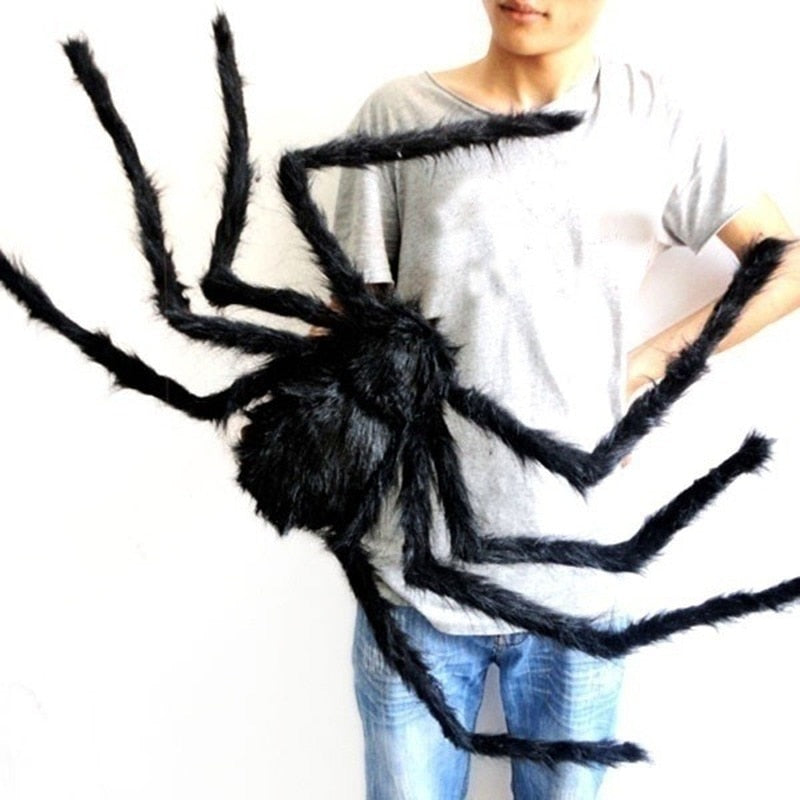 Giant Black Spider Halloween Decoration