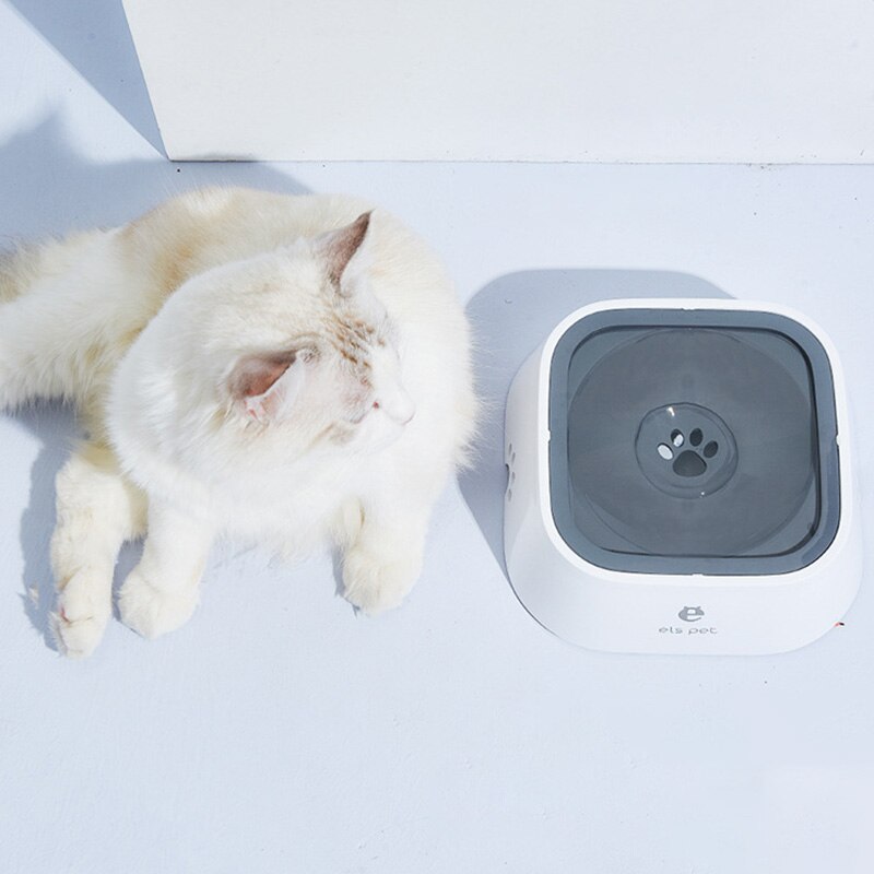 Slow Water Feeder - Drinking Fountain Bowl for Dogs & Cats