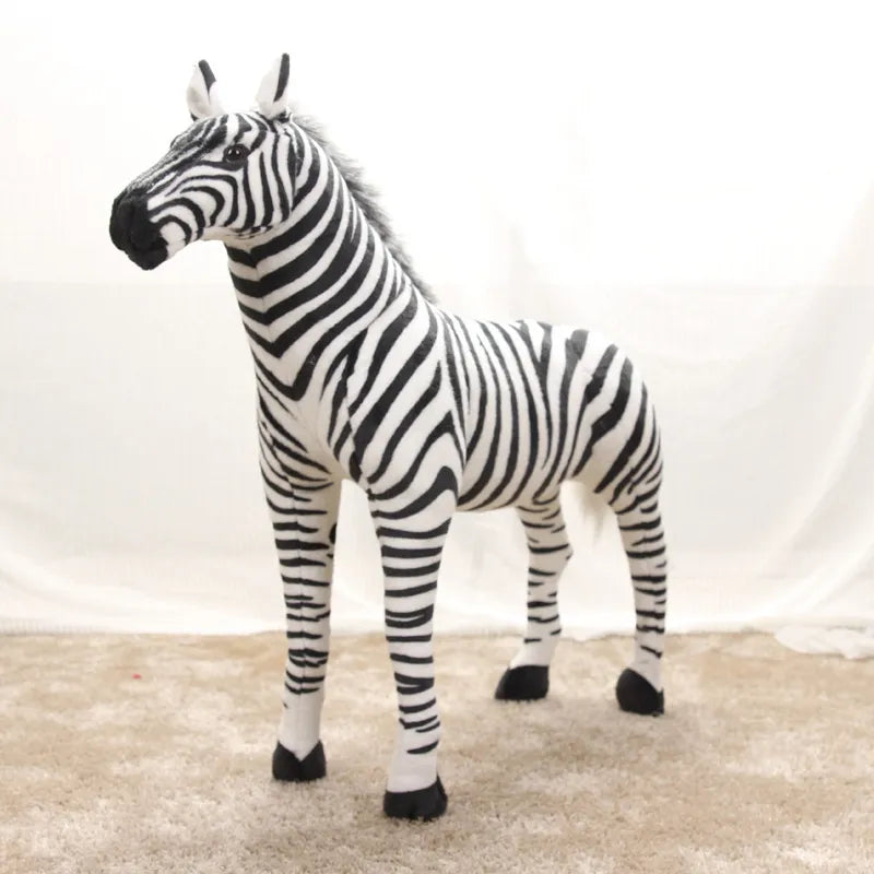 Big zebra stuffed animal online