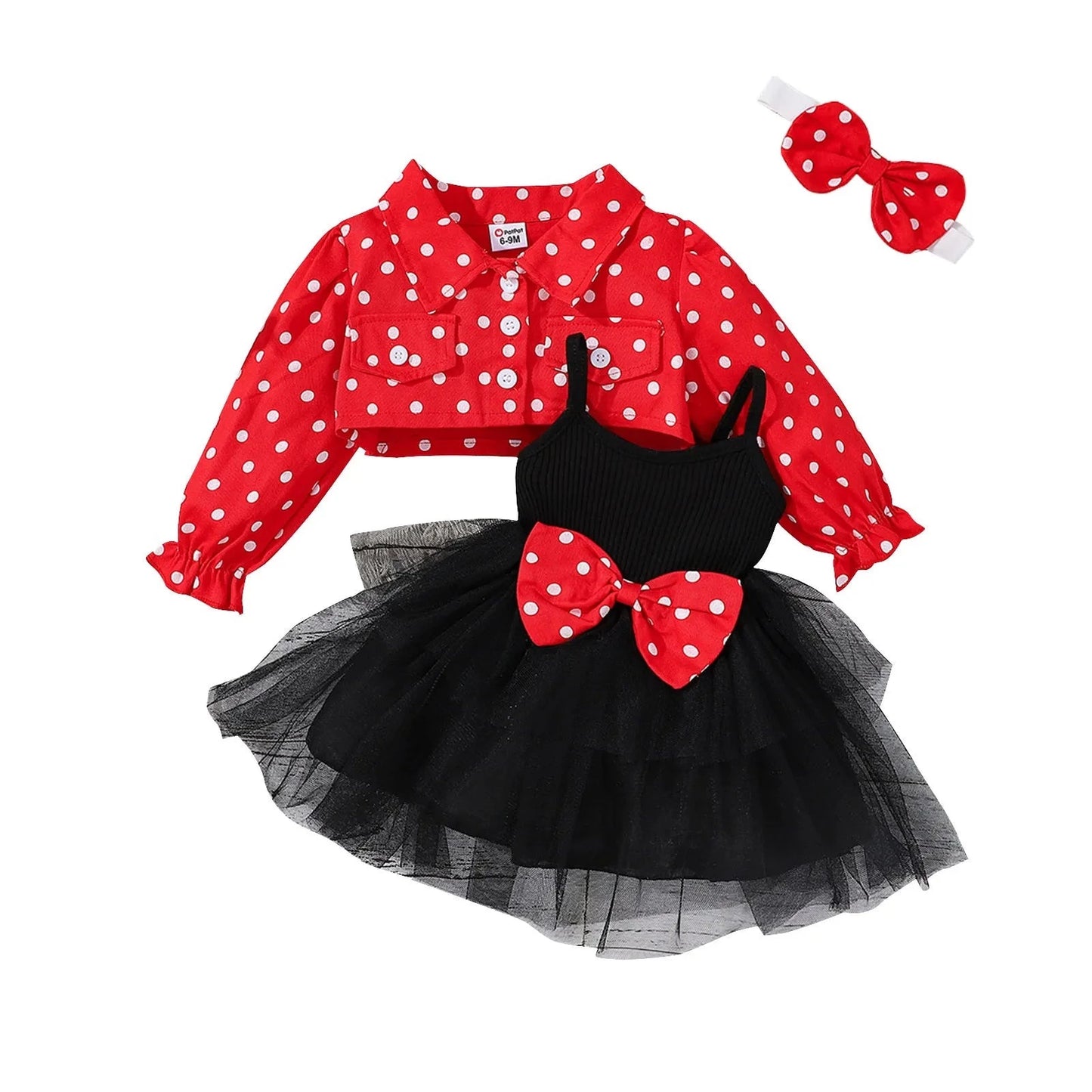 Party Dress Baby Girl 3pcs Set