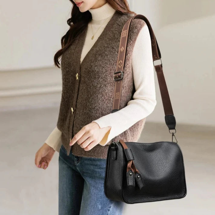 Chicago Crossbody Bag Genuine Leather