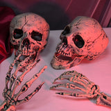 Halloween Decoration Props - Head and Hand Skull Skeleton