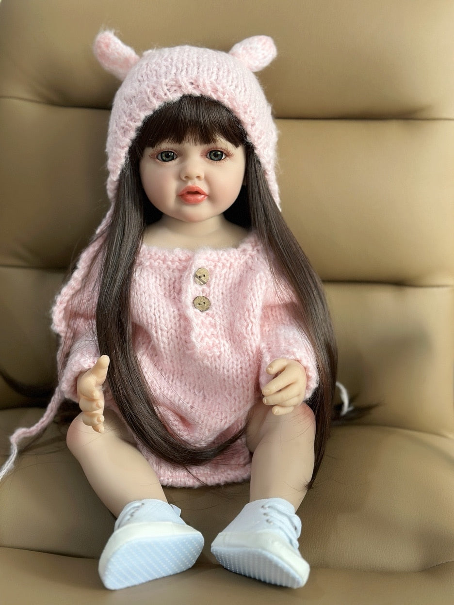 Realistic Full Silicone Reborn Toy Doll