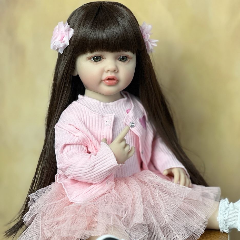 Reborn Baby Doll Full Body Soft Silicone