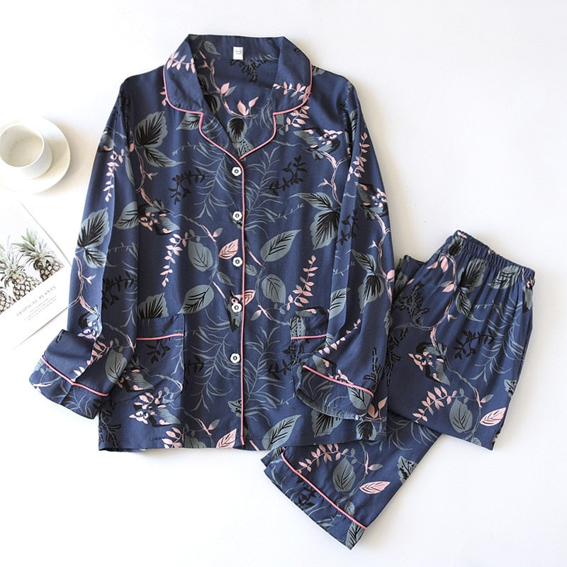 Spring & Summer Floral Pyjama Suit for Women