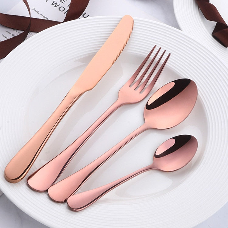 Elegant Cutlery Set 4pcs