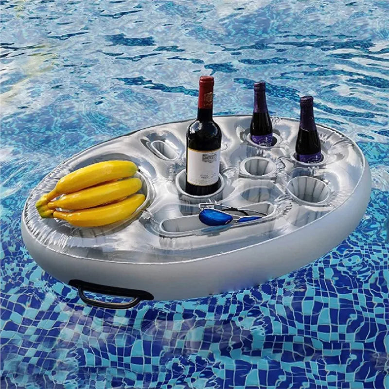 Summer Party Bucket Cup Holder Inflatable Pool Float