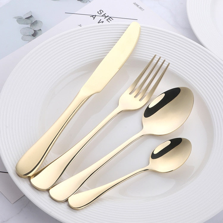 Elegant Cutlery Set 4pcs