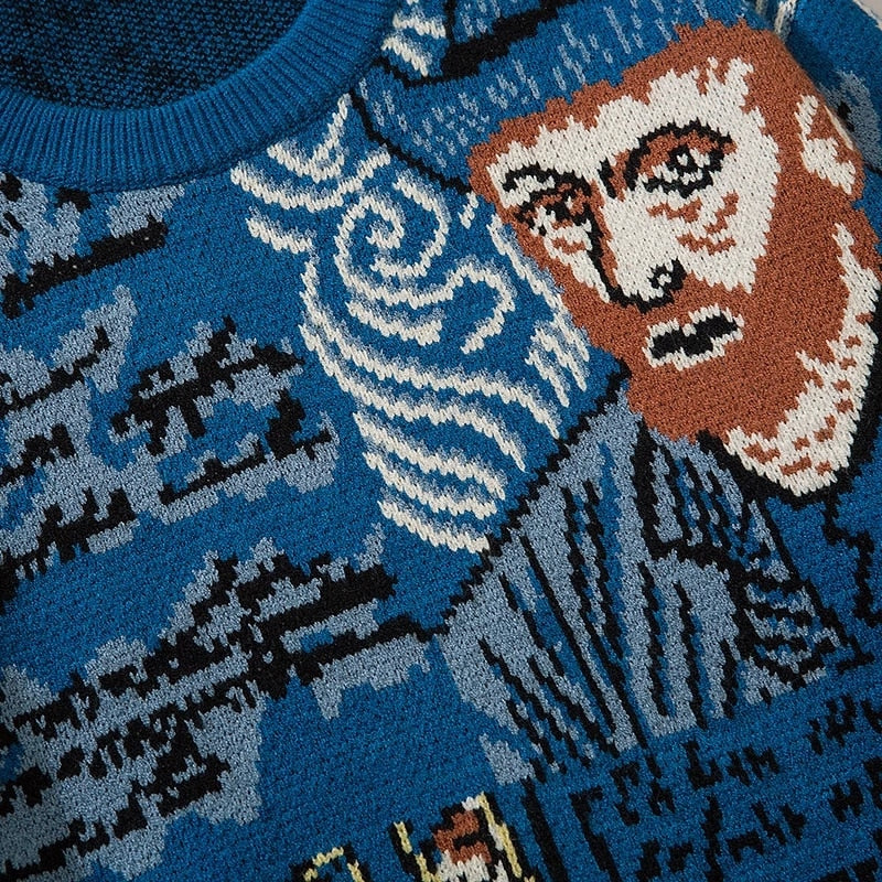 Van Gogh Life Memories Knit Sweater