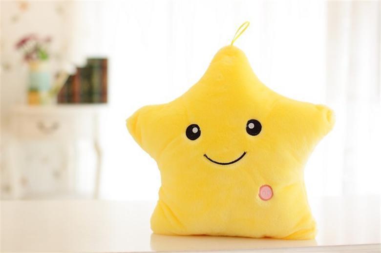 Soft Plush Luminous Star Cushion