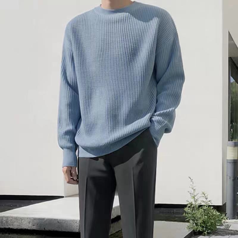 Casual Knitted Oversized Male Sweater