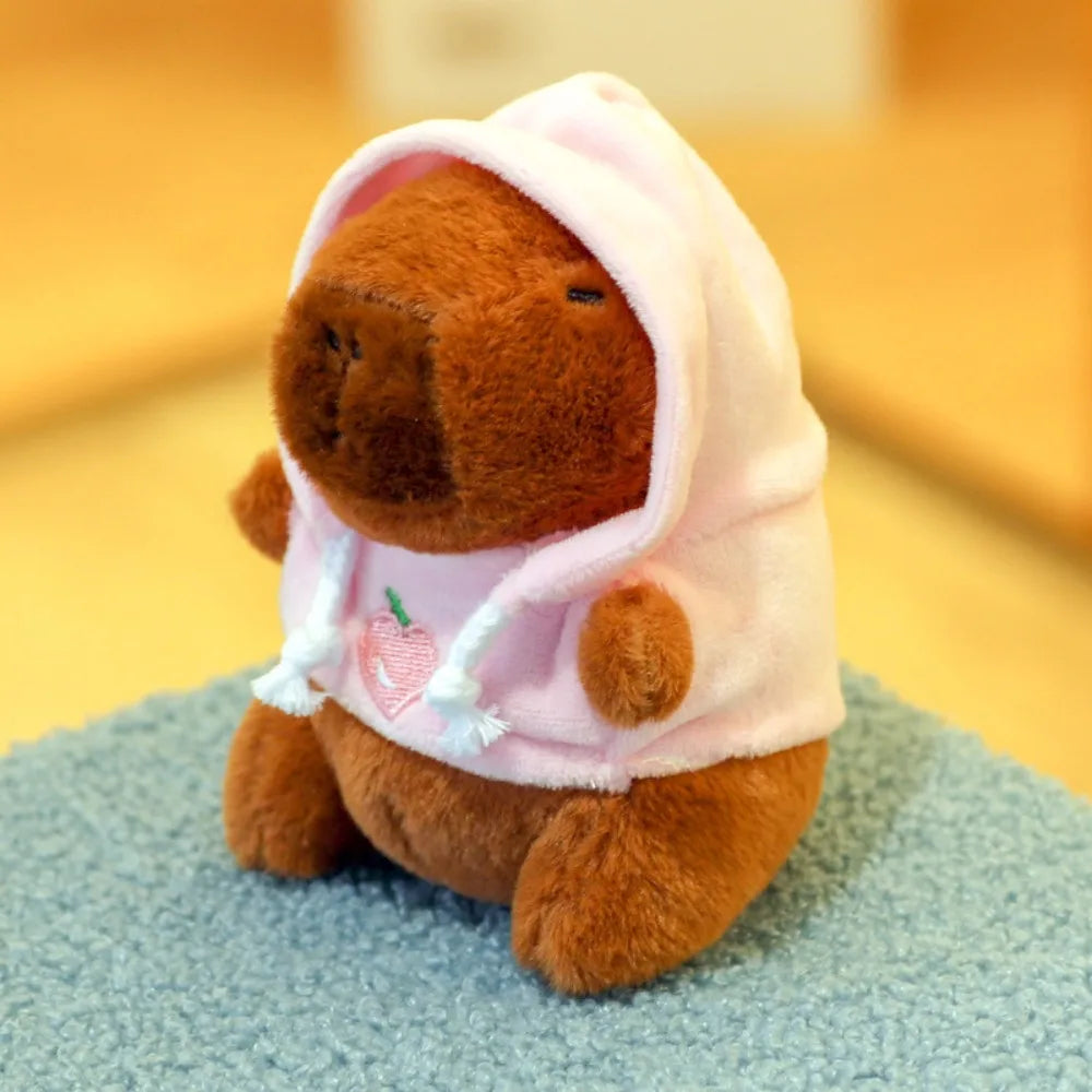 Capybara Plush Toy with Hoodie