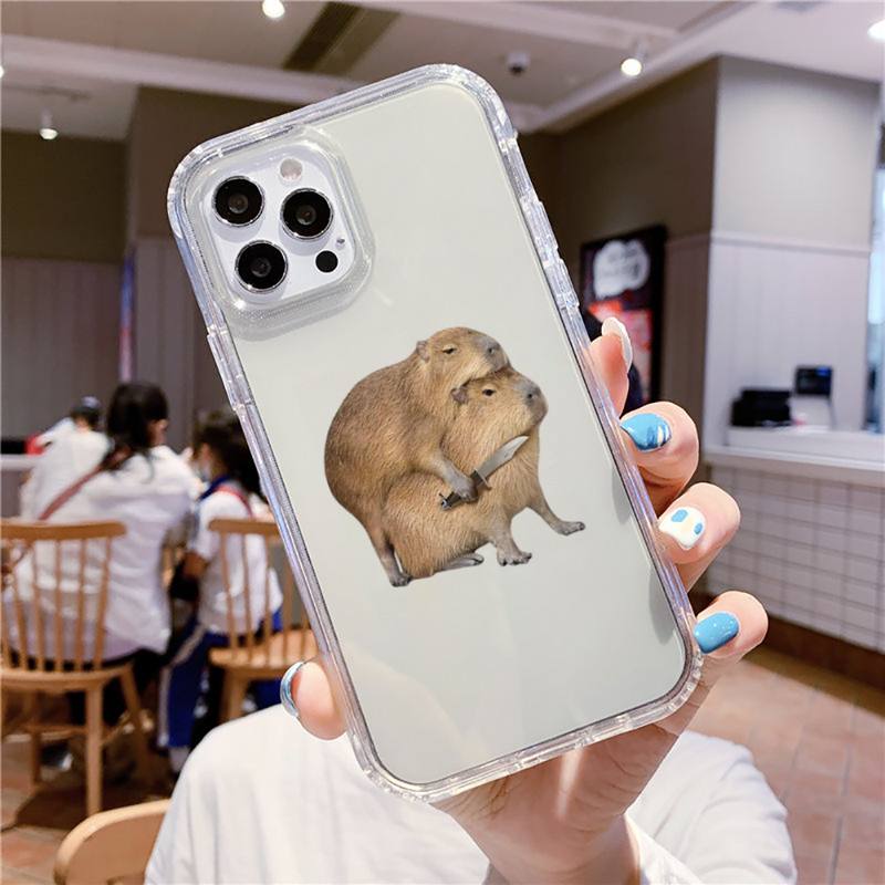 Cute Capybara Mobile Phone Case for iPhone