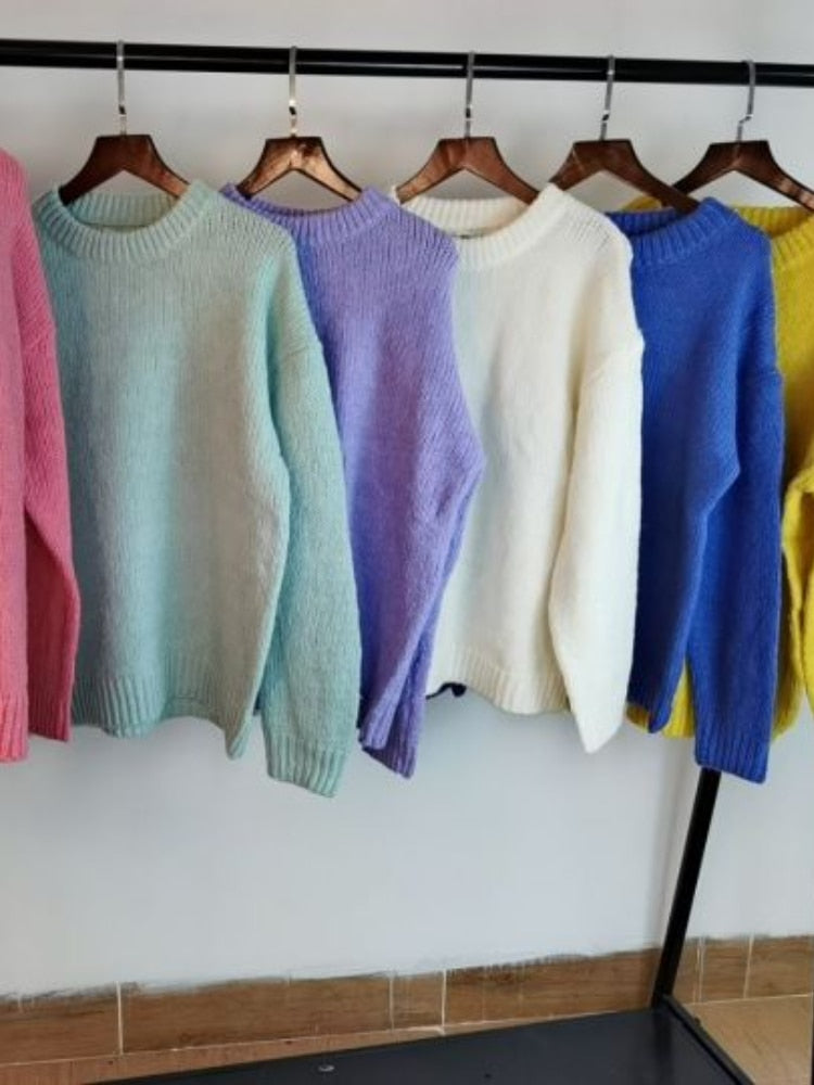 Women's Thick Wool Oversized Sweater