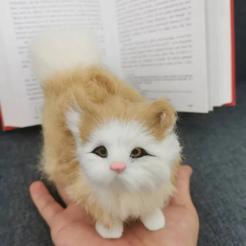 Simulation Cat Plush Toy